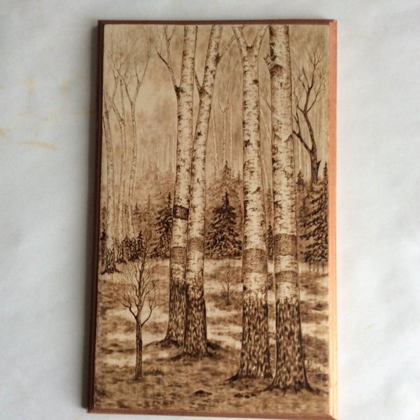 Выжечь по дереву натюрморт