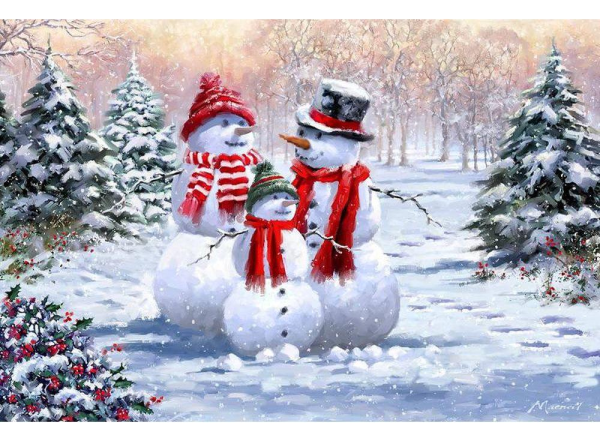 Забавный Снеговик