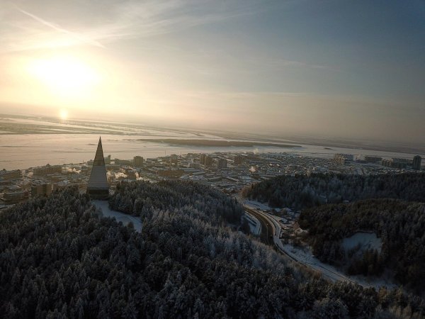 Ханты-Мансийск с высоты птичьего полета