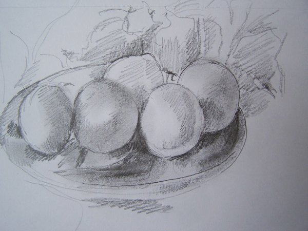 Натюрморт 3д рисунок