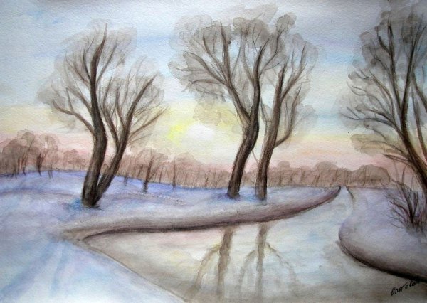 Легкие пейзажи ранней весны