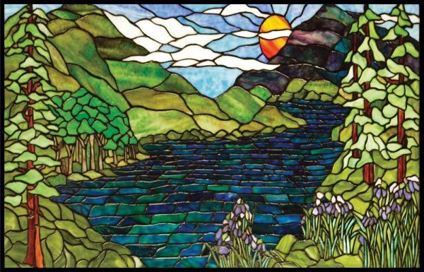 Витраж природа