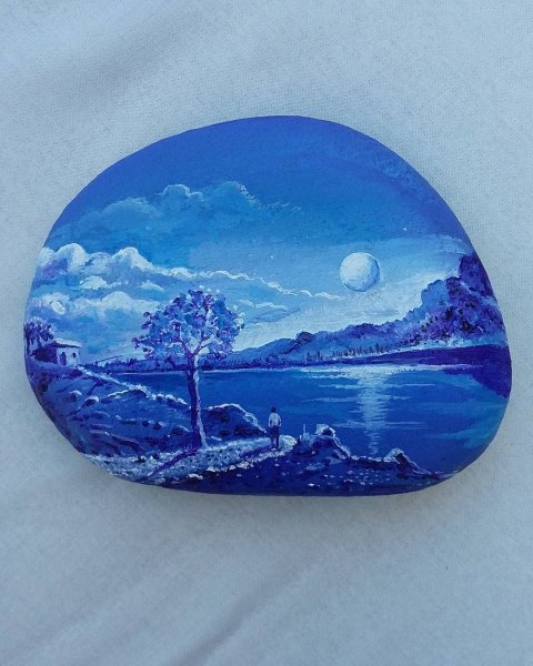 Пейзажи на гальке