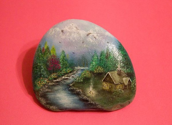 Живопись на камнях