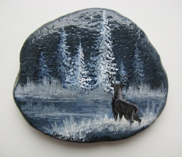 Пейзажи на гальке