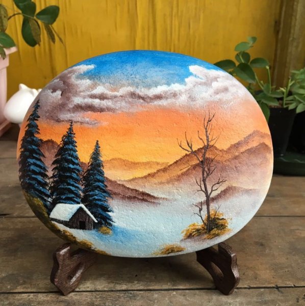 Живопись на камнях