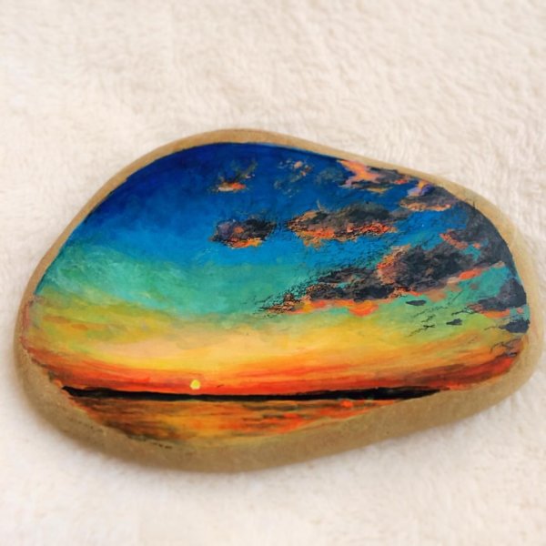 Живопись на камнях