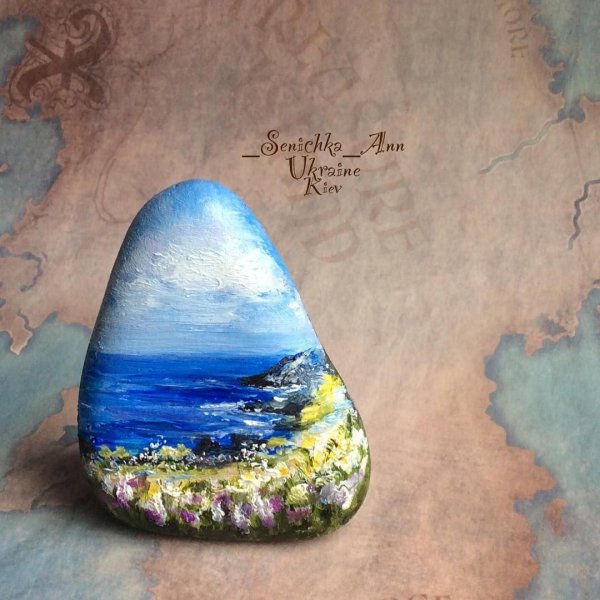 Роспись на камнях