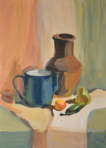 Натюрморт гуашью