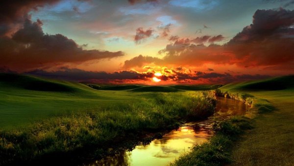 Природа закат