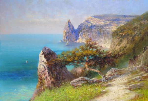 Александр Милюков картины крымские пейзажи