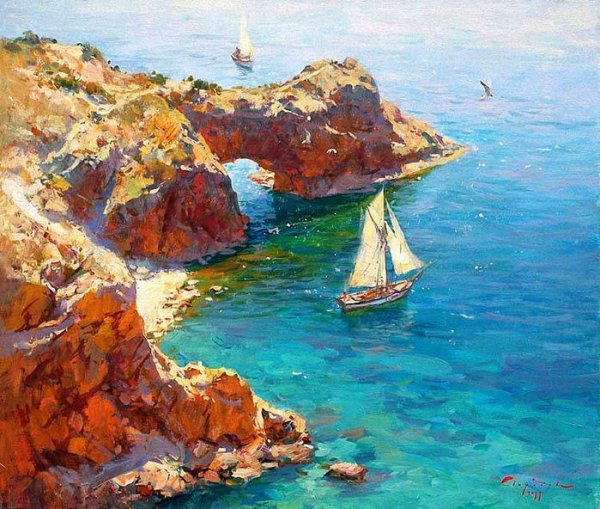 Художник Владимир Ольхов. Крымские пейзажи