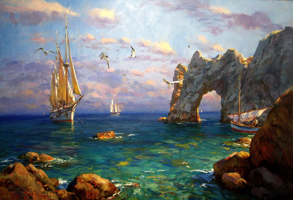 Жданов Крым художник Ялта