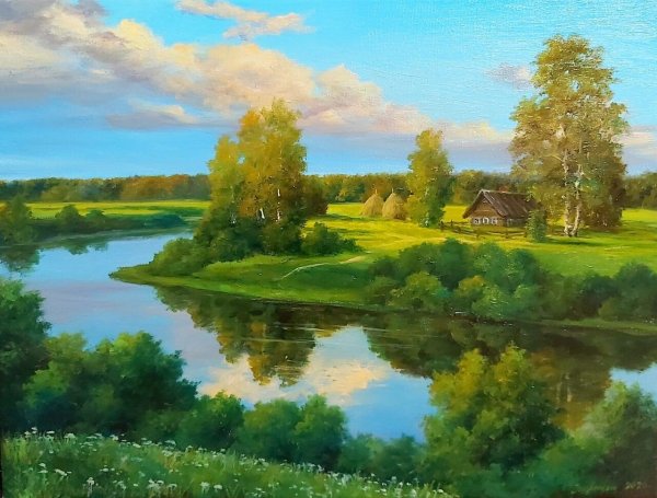 Современный художник Сергей Курицын, Пейзажная живопись