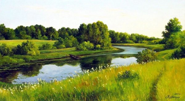 Художник Сергей Курицын пейзажи