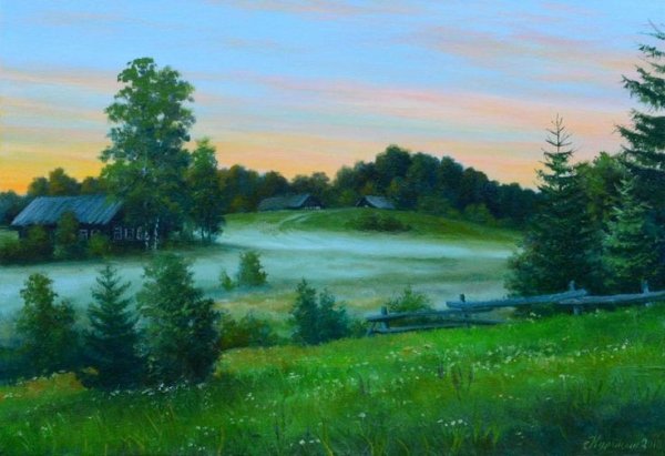 Художник Сергей Курицын пейзажи