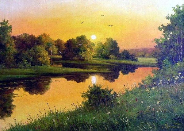 Художник Сергей Курицын пейзажи