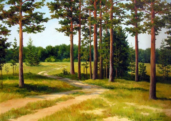 Художник Сергей Курицын пейзажи