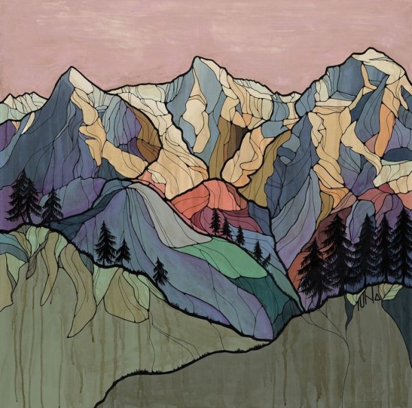 Стилизованный пейзаж