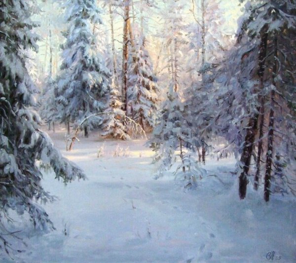 Пейзажи художника Викентия Лукиянова