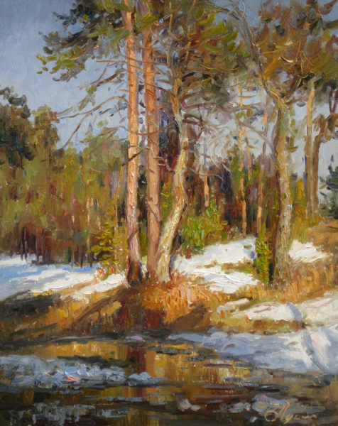 Художник Викентий Лукиянов пейзаж