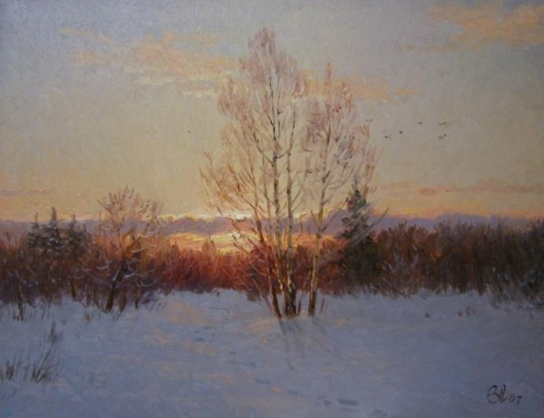 Викентий Лукиянов картины деревня