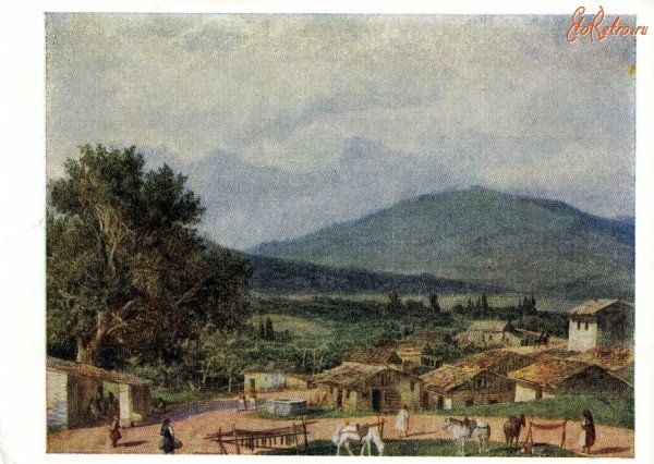 Карл Брюллов деревня св Рокка близ города