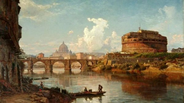 Новый Рим замок Святого ангела