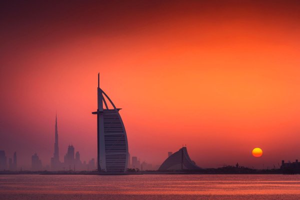 Burj al arab закат