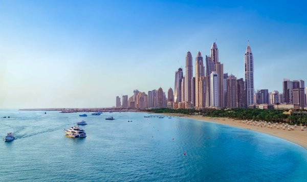 Дубай Марина пляж