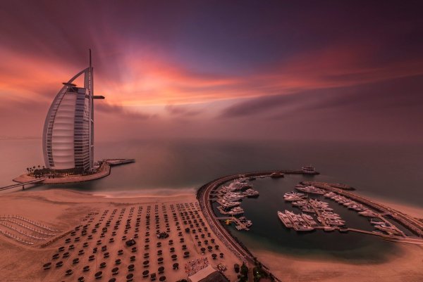 Бурдж-Аль-араб искусственный остров
