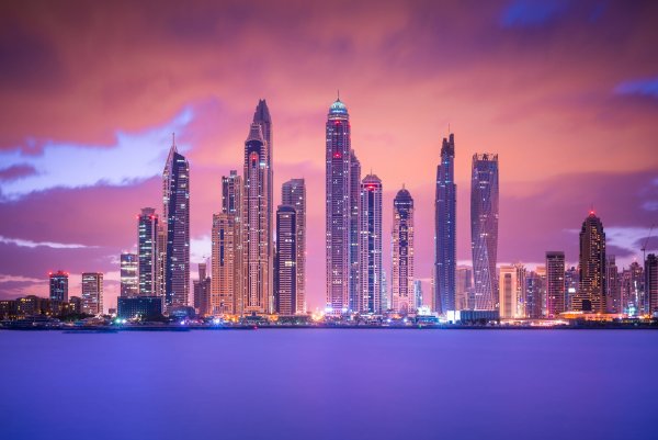 Небоскреб Дубай 4k