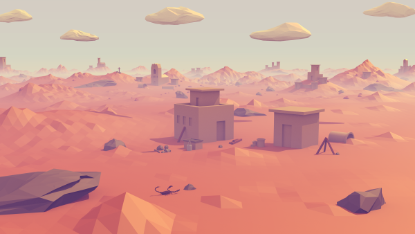 Скайбокс Лоу Поли