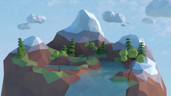 Лоуполи Unity 3d