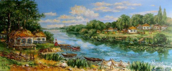 Донская станица живопись