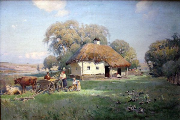 Миргород украинский пейзаж 19 век