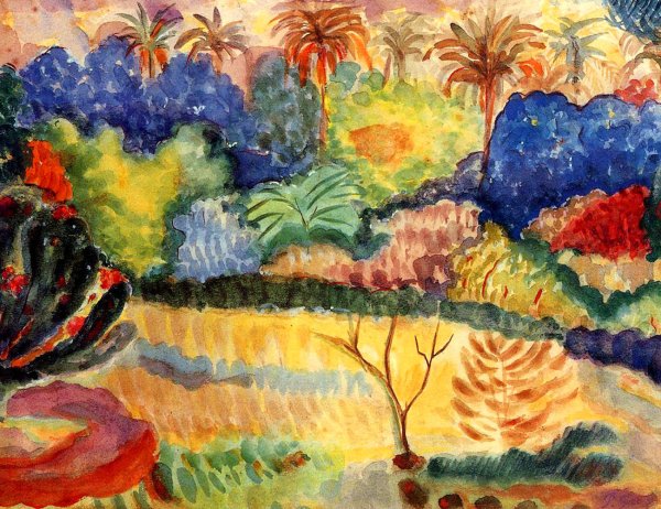 Поль Гоген Таитянский пейзаж