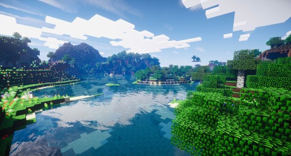 Minecraft ландшафт