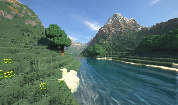 Minecraft ландшафт