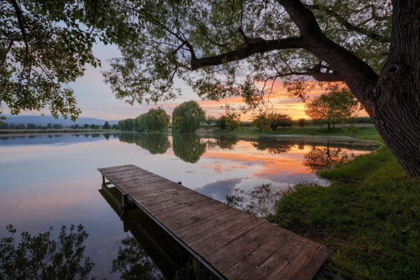 Мостик у реки