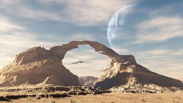 Фантастические пейзажи других планет