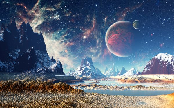 Пейзажи экзопланет