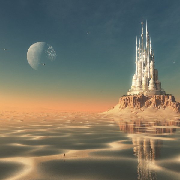 Фантастический пейзаж Инга Нильсен