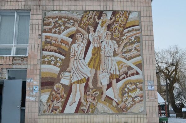 Советская монументальная живопись сграффито