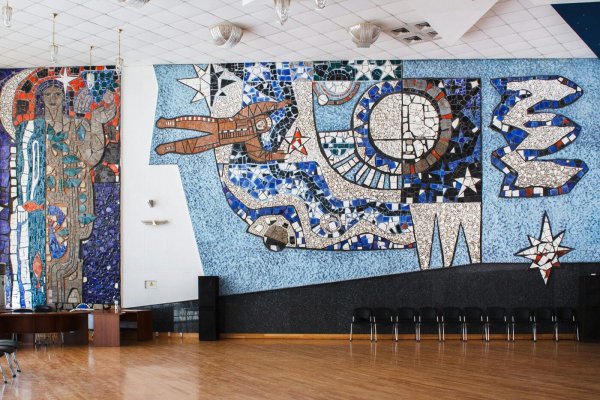 Мозаика космонавт Варшавское шоссе 12