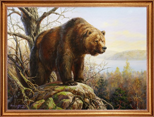 Данчурова художник охота на медведя