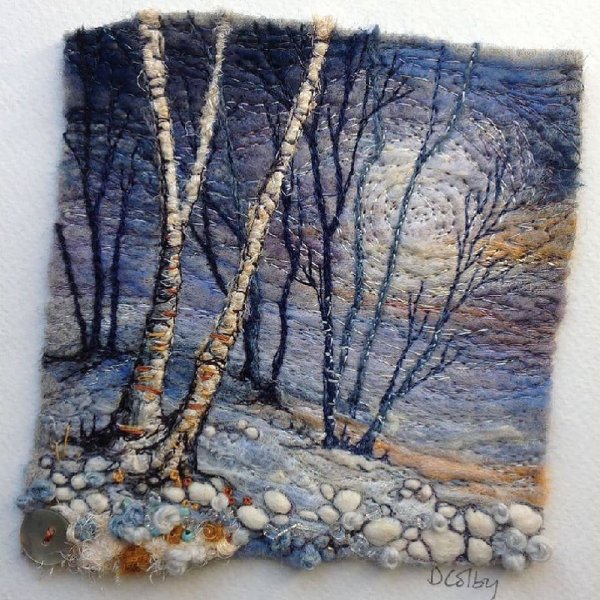 Мокрое валяние панно