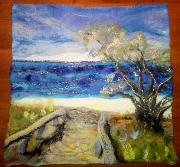 Картины на фетре из шерсти