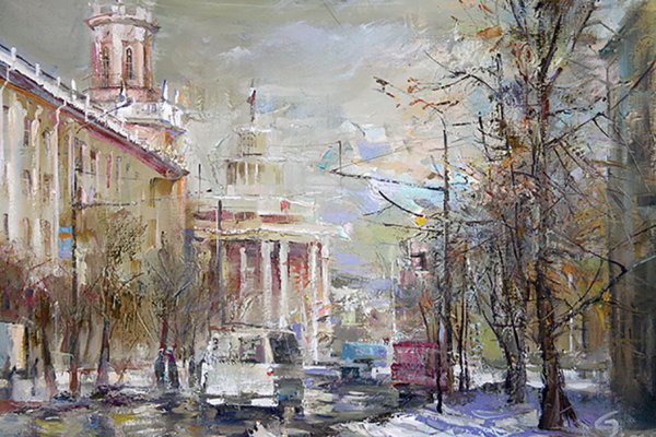 Городской пейзаж Новокузнецк