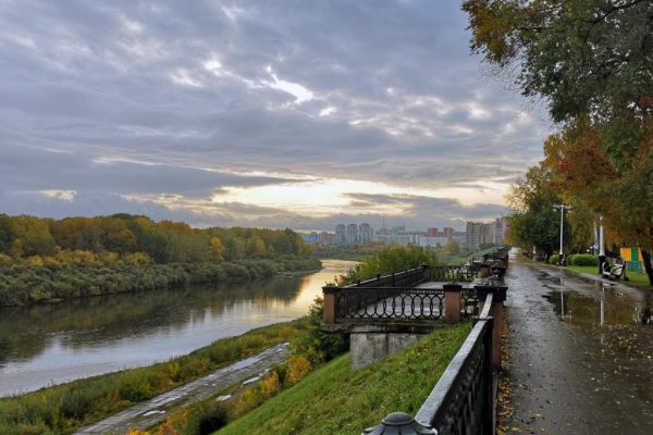 Набережная реки Томь в Кемерово